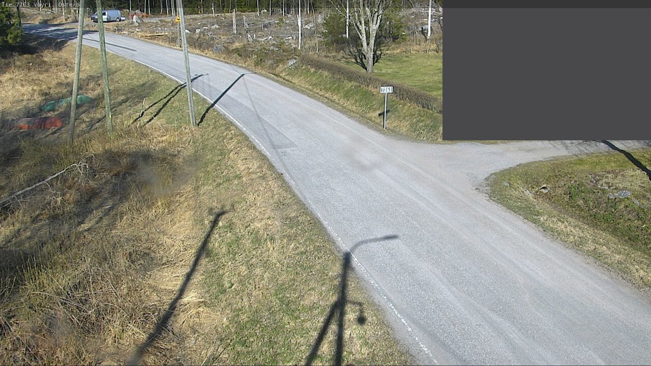 Weather Camera Image Väg 7763 Vöyri, Österö, Vöyri, Pohjanmaa