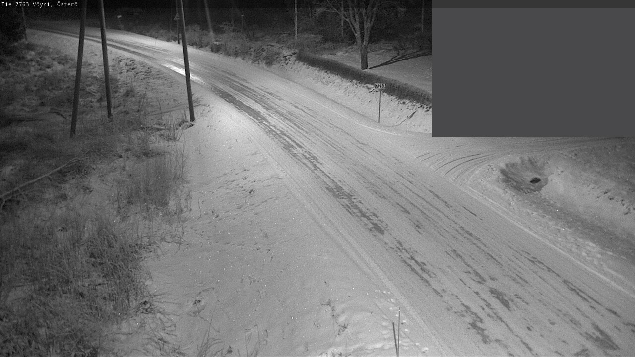 Weather Camera Image Väg 7763 Vöyri, Österö, Vöyri, Pohjanmaa