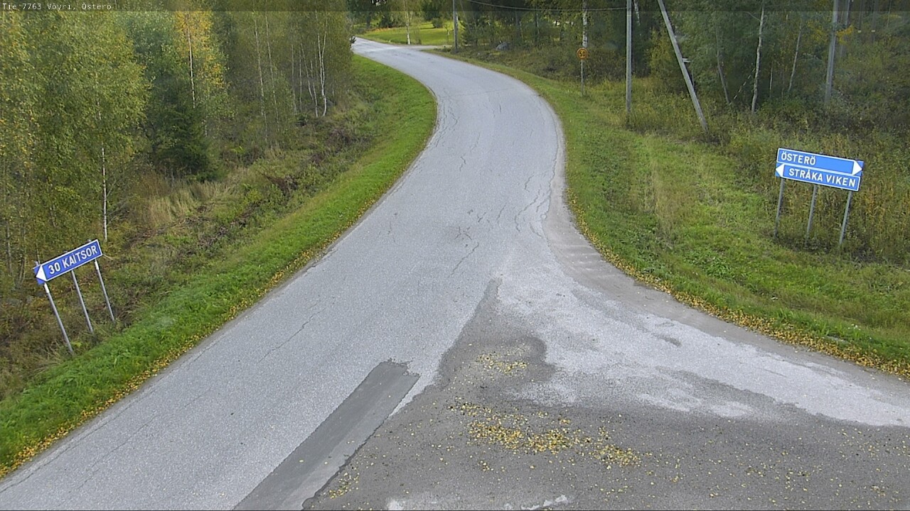 Weather Camera Image Road 7763 Vöyri, Österö, Vöyri, Pohjanmaa
