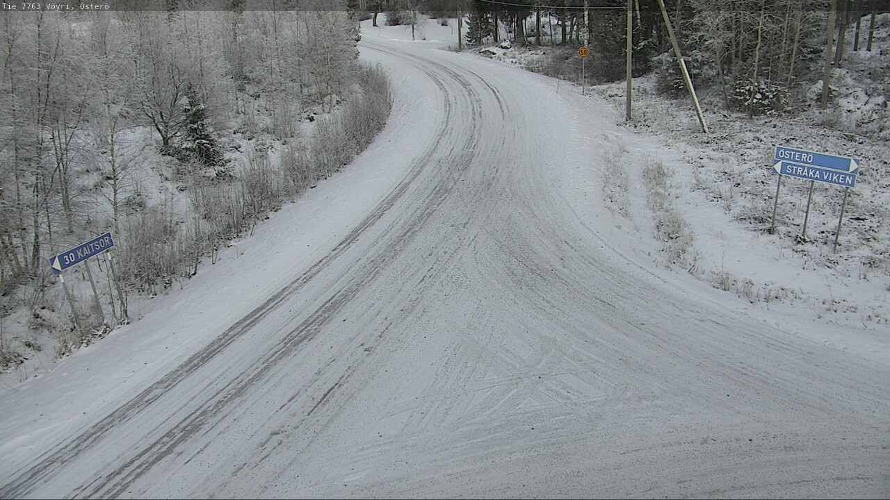 Weather Camera Image Road 7763 Vöyri, Österö, Vöyri, Pohjanmaa