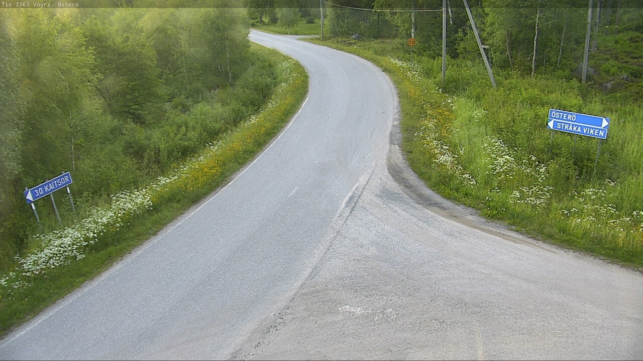 Weather Camera Image Road 7763 Vöyri, Österö, Vöyri, Pohjanmaa
