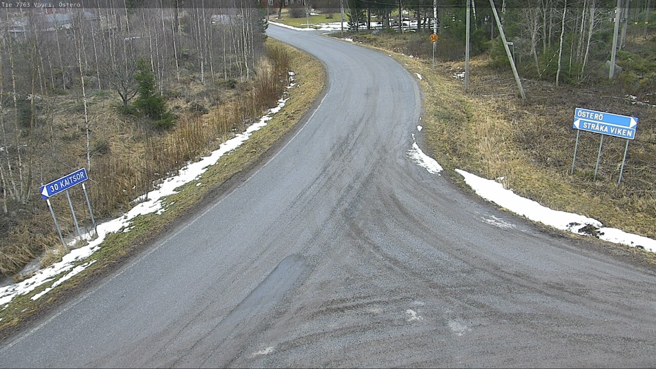 Weather Camera Image Väg 7763 Vöyri, Österö, Vöyri, Pohjanmaa
