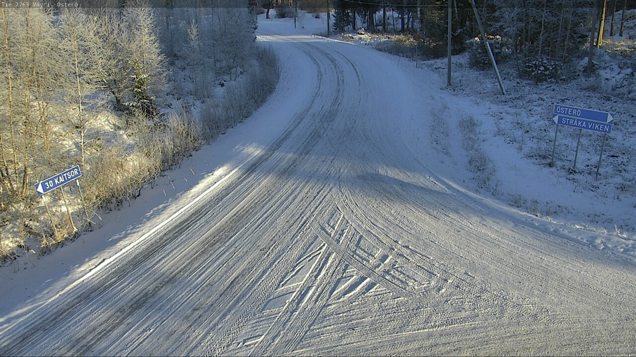 Weather Camera Image Väg 7763 Vöyri, Österö, Vöyri, Pohjanmaa