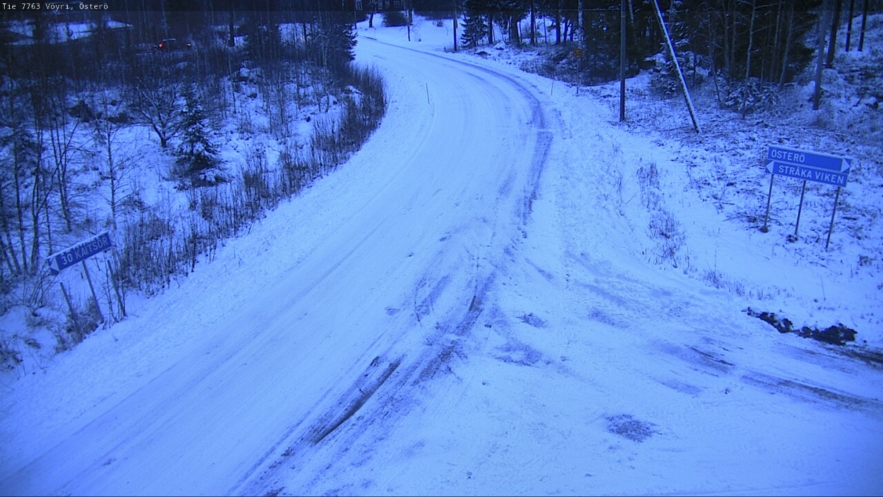 Weather Camera Image Road 7763 Vöyri, Österö, Vöyri, Pohjanmaa