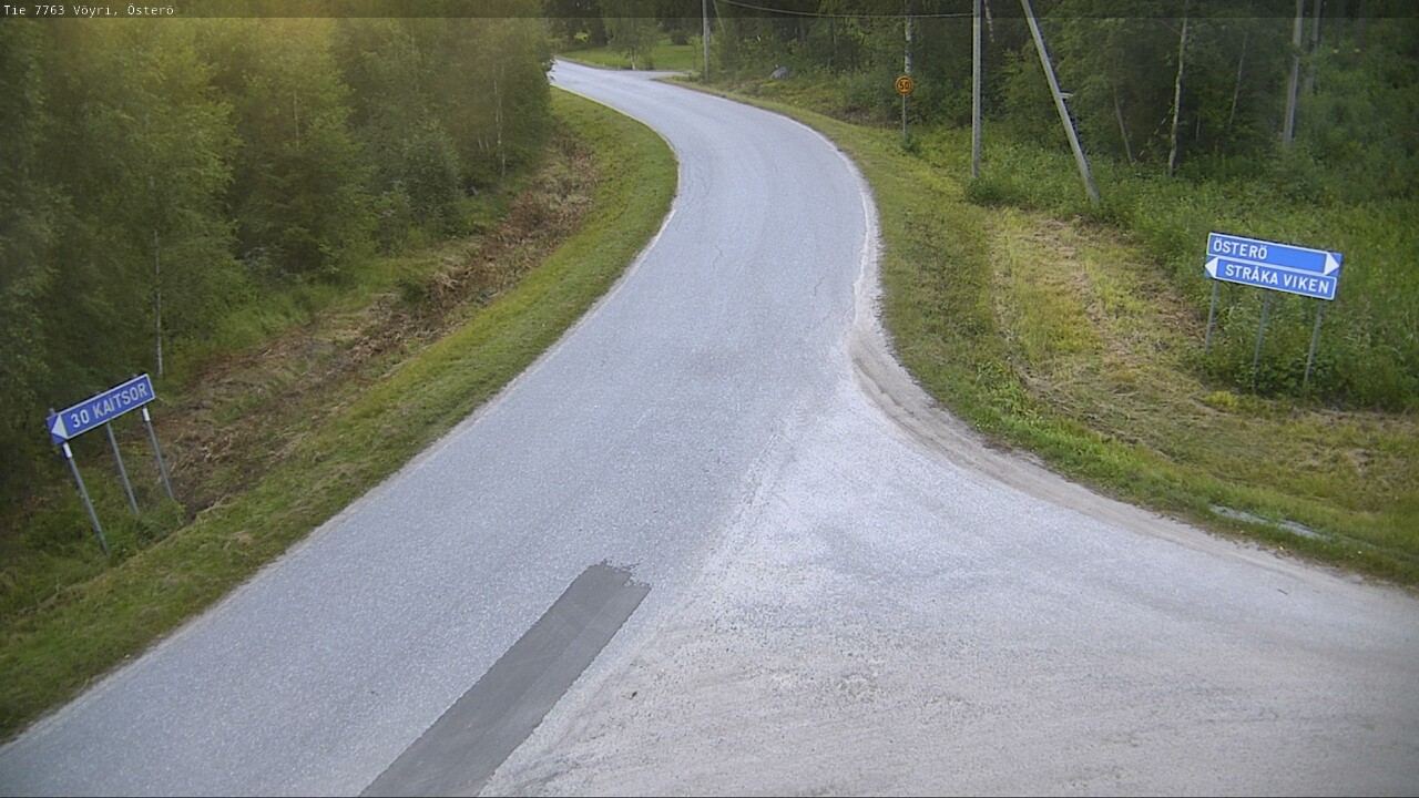 Weather Camera Image Road 7763 Vöyri, Österö, Vöyri, Pohjanmaa