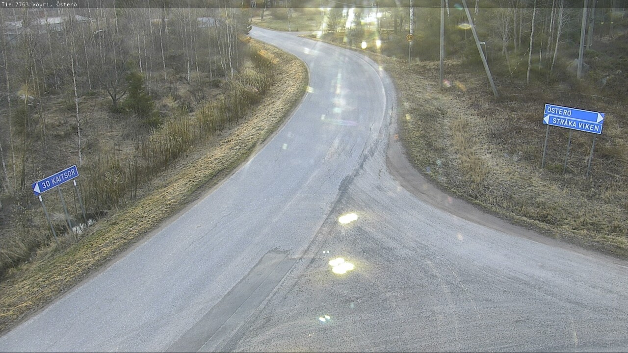 Weather Camera Image Väg 7763 Vöyri, Österö, Vöyri, Pohjanmaa