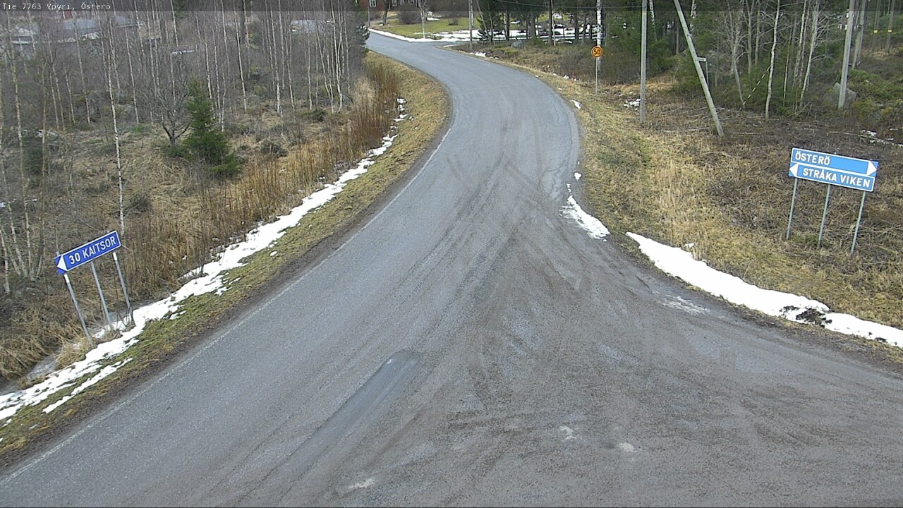 Weather Camera Image Väg 7763 Vöyri, Österö, Vöyri, Pohjanmaa