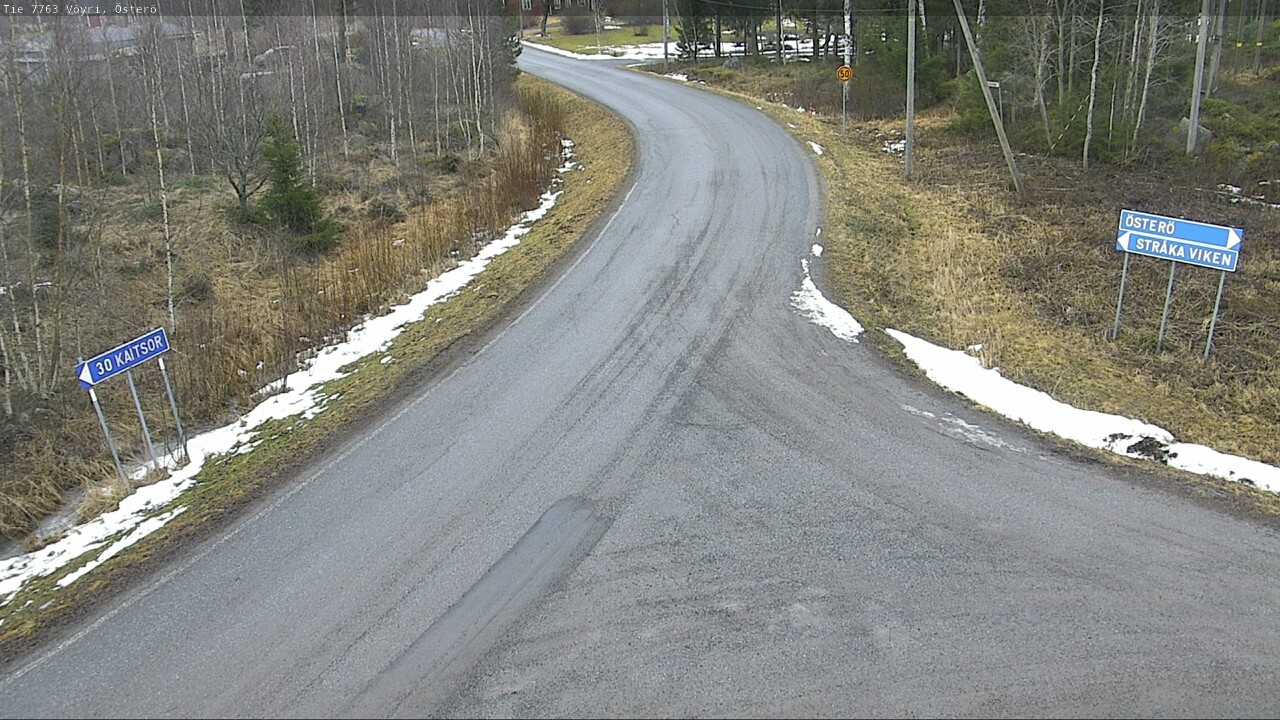 Weather Camera Image Väg 7763 Vöyri, Österö, Vöyri, Pohjanmaa