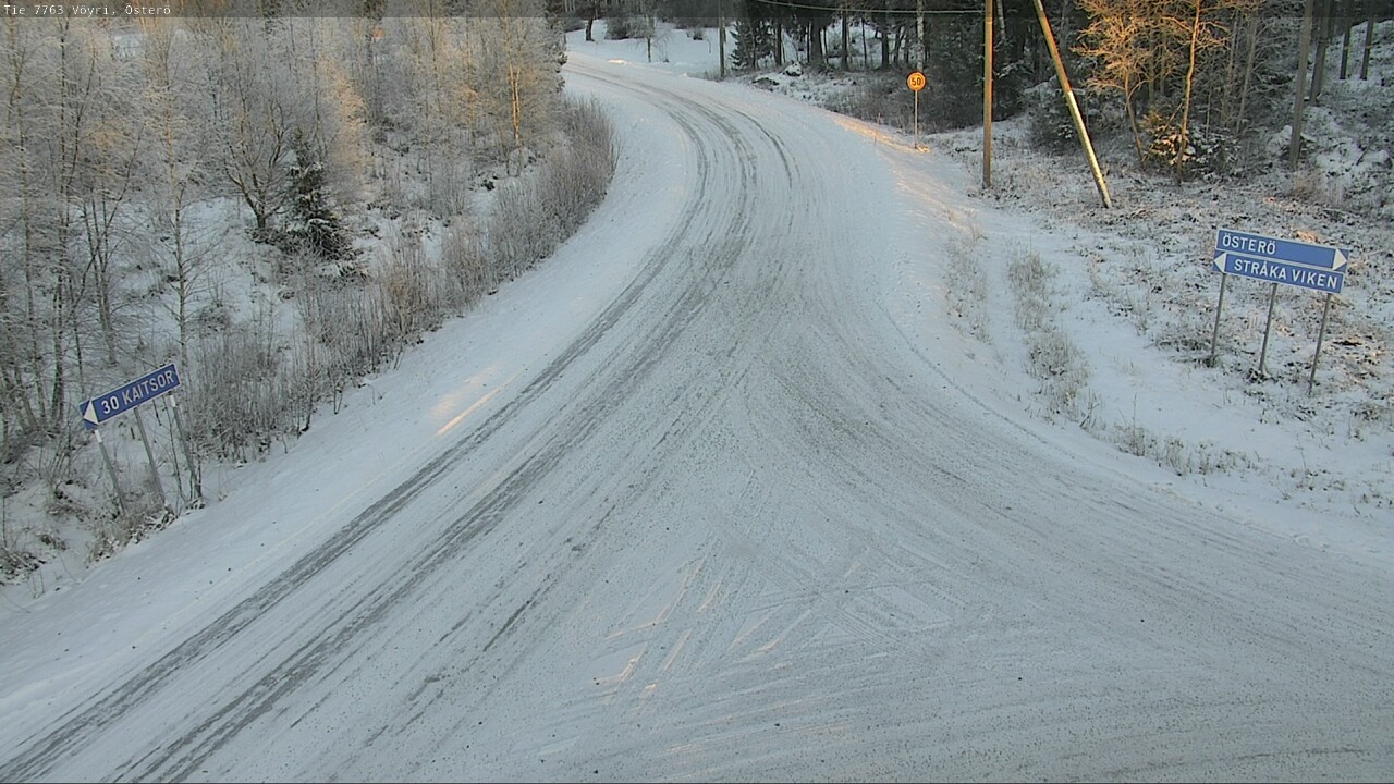 Weather Camera Image Road 7763 Vöyri, Österö, Vöyri, Pohjanmaa