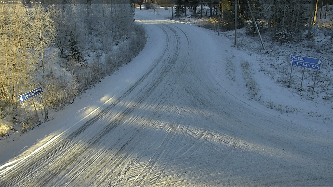 Weather Camera Image Väg 7763 Vöyri, Österö, Vöyri, Pohjanmaa