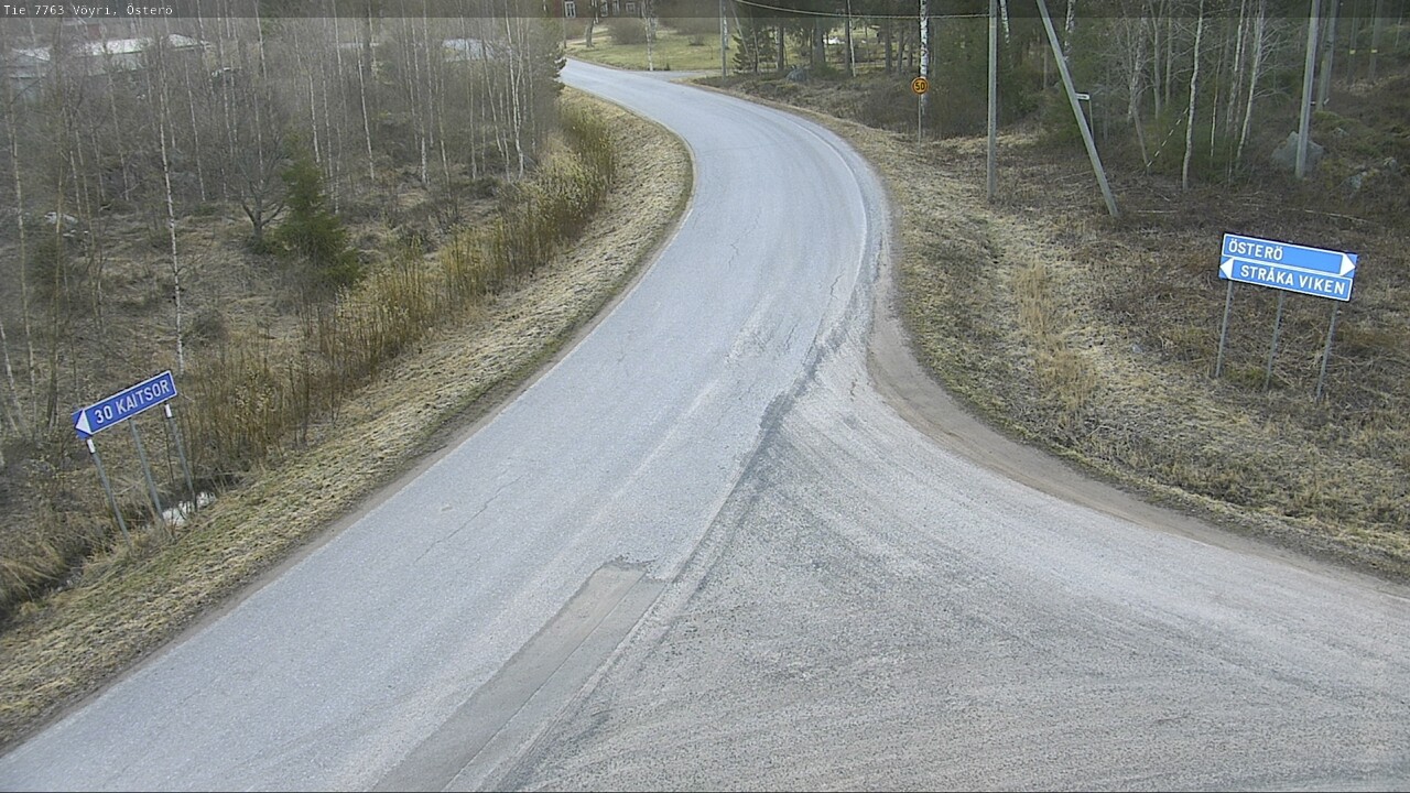 Weather Camera Image Väg 7763 Vöyri, Österö, Vöyri, Pohjanmaa