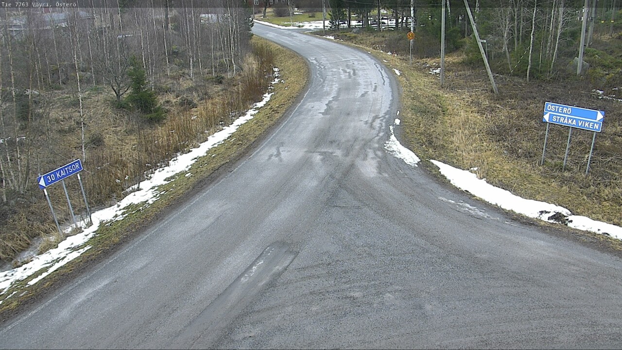 Weather Camera Image Väg 7763 Vöyri, Österö, Vöyri, Pohjanmaa