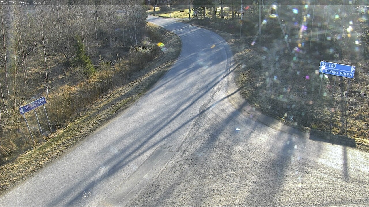Weather Camera Image Väg 7763 Vöyri, Österö, Vöyri, Pohjanmaa