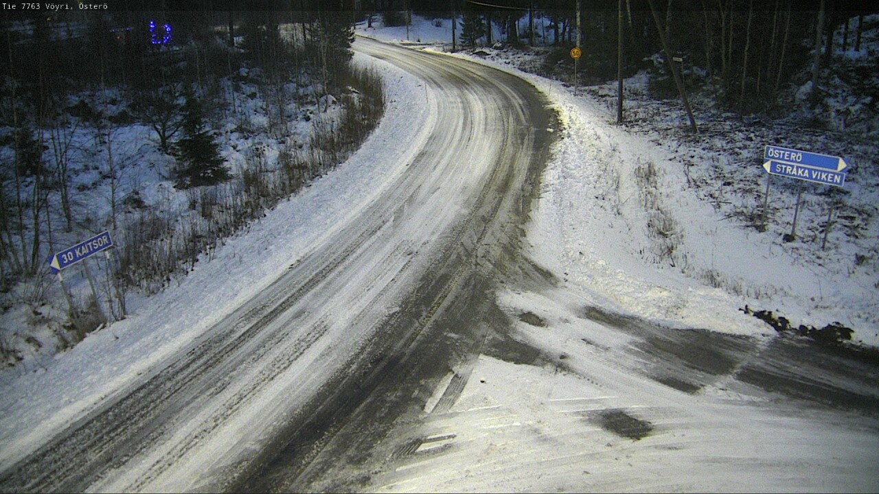 Weather Camera Image Road 7763 Vöyri, Österö, Vöyri, Pohjanmaa