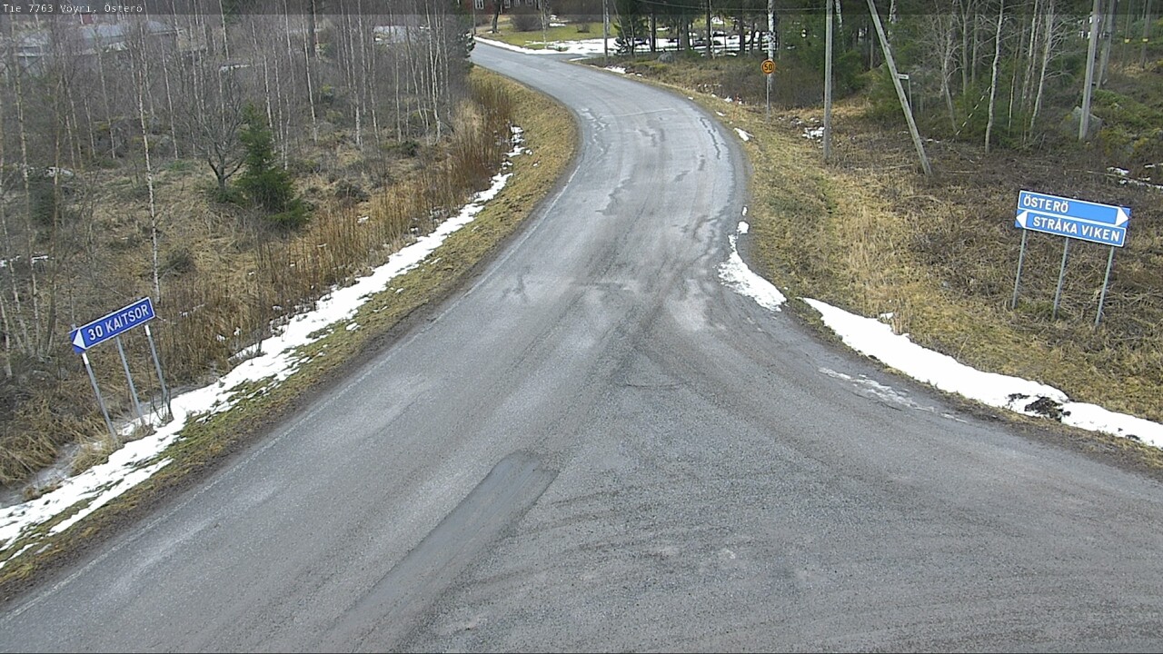 Weather Camera Image Väg 7763 Vöyri, Österö, Vöyri, Pohjanmaa