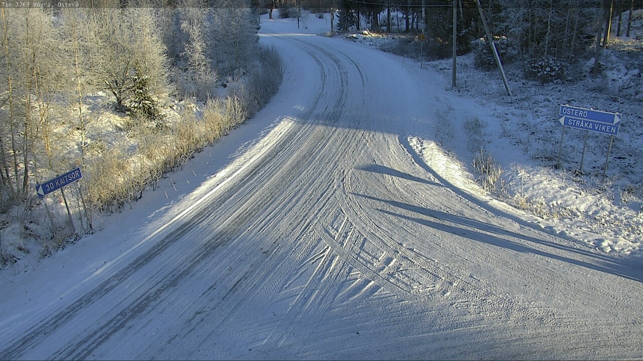 Weather Camera Image Väg 7763 Vöyri, Österö, Vöyri, Pohjanmaa