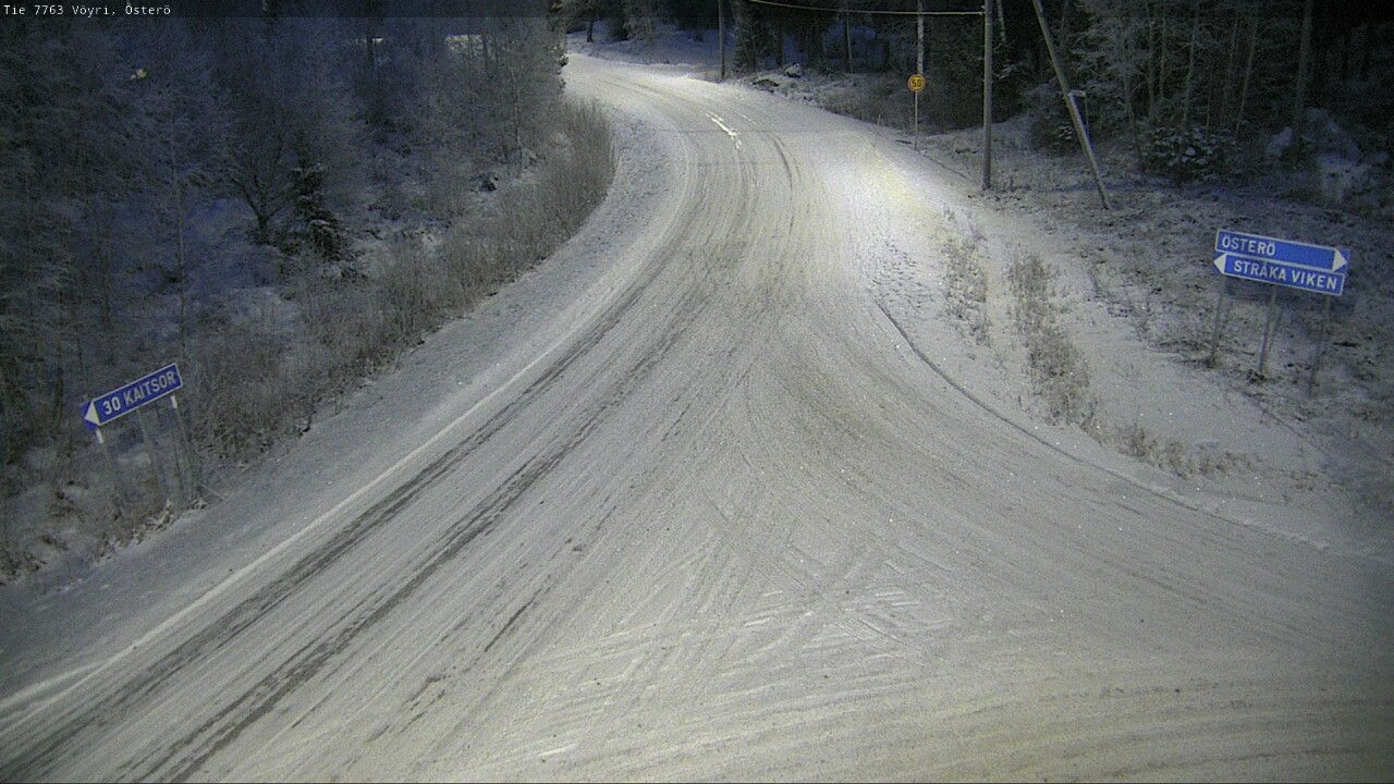 Weather Camera Image Road 7763 Vöyri, Österö, Vöyri, Pohjanmaa