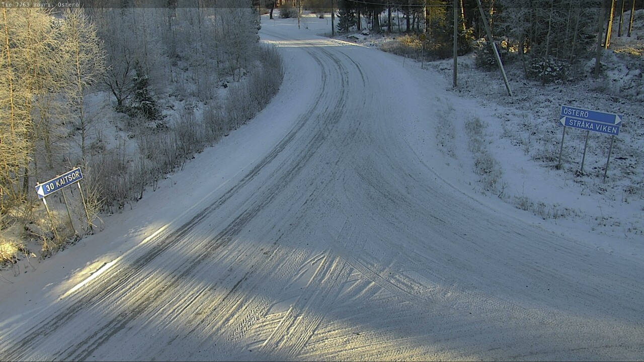 Weather Camera Image Väg 7763 Vöyri, Österö, Vöyri, Pohjanmaa