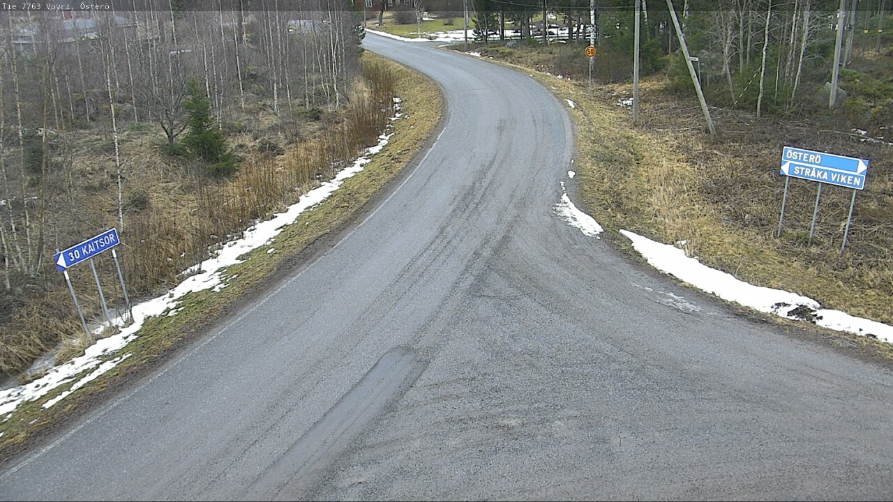 Weather Camera Image Väg 7763 Vöyri, Österö, Vöyri, Pohjanmaa