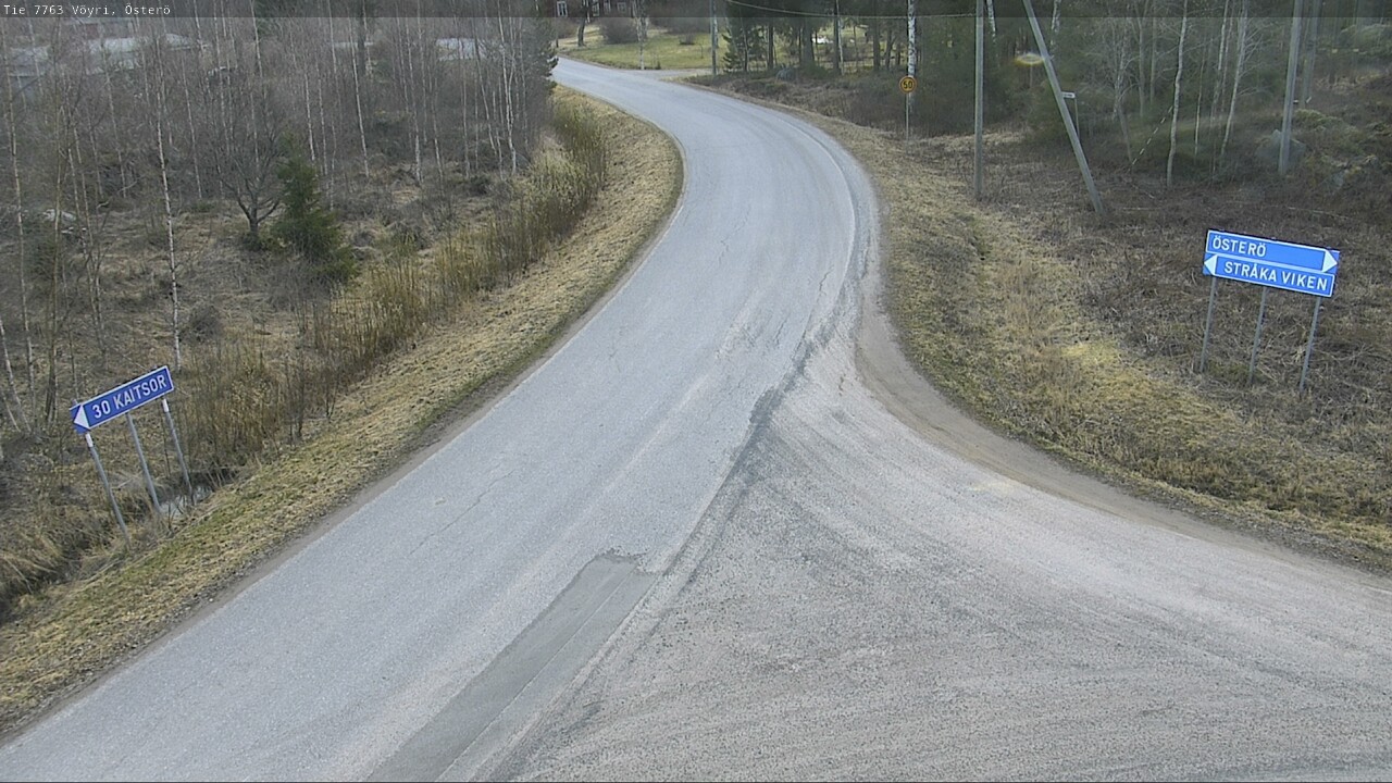 Weather Camera Image Väg 7763 Vöyri, Österö, Vöyri, Pohjanmaa