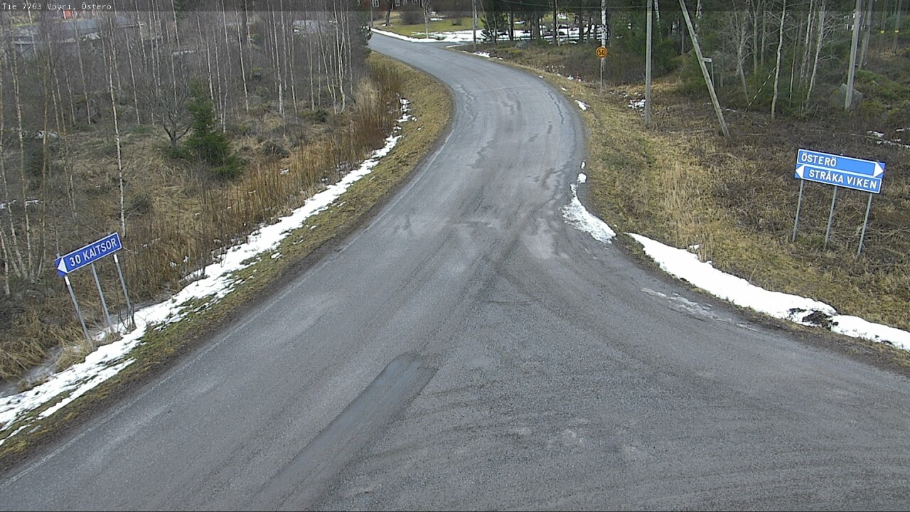 Weather Camera Image Väg 7763 Vöyri, Österö, Vöyri, Pohjanmaa