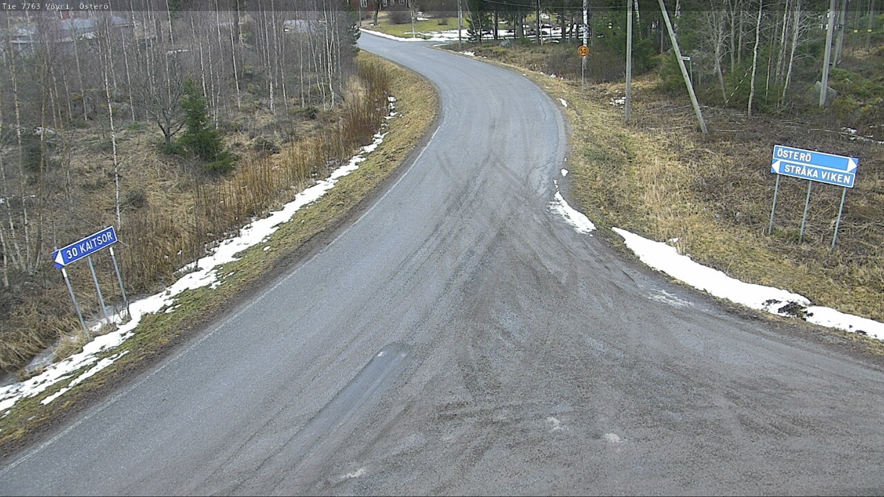 Weather Camera Image Väg 7763 Vöyri, Österö, Vöyri, Pohjanmaa