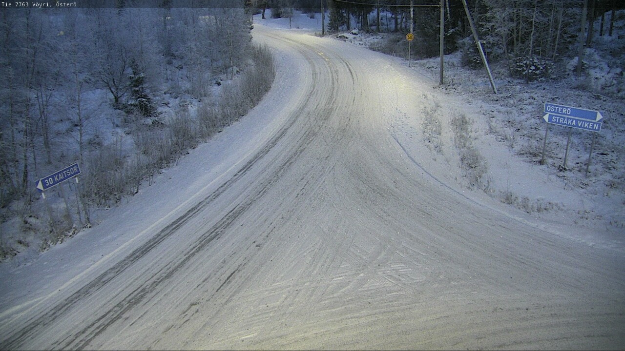 Weather Camera Image Road 7763 Vöyri, Österö, Vöyri, Pohjanmaa