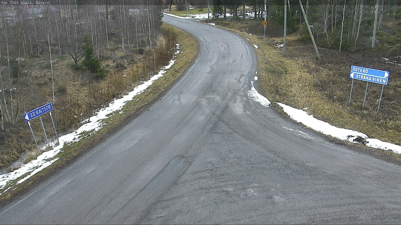 Weather Camera Image Väg 7763 Vöyri, Österö, Vöyri, Pohjanmaa