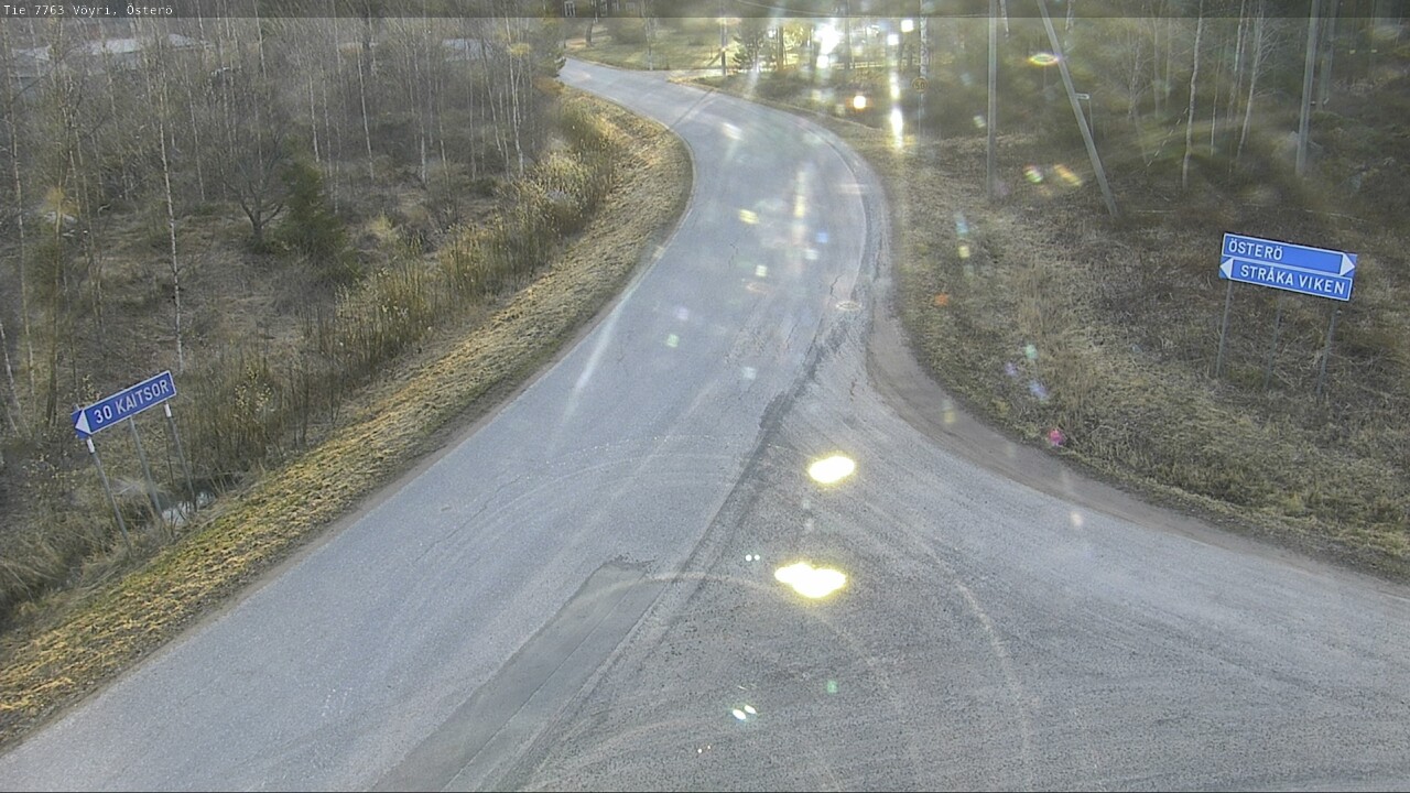 Weather Camera Image Väg 7763 Vöyri, Österö, Vöyri, Pohjanmaa