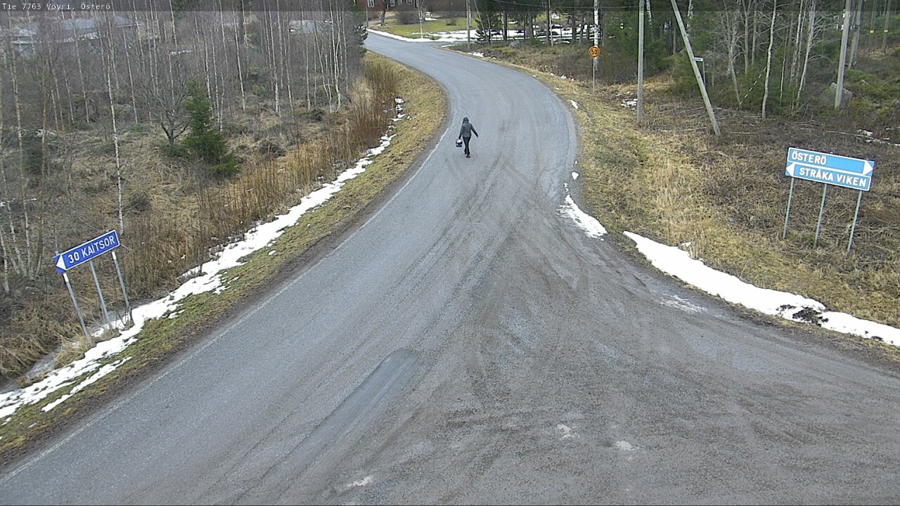 Weather Camera Image Väg 7763 Vöyri, Österö, Vöyri, Pohjanmaa