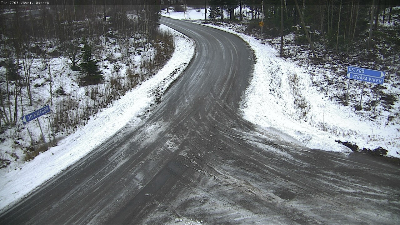 Weather Camera Image Väg 7763 Vöyri, Österö, Vöyri, Pohjanmaa
