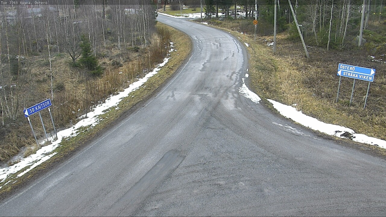 Weather Camera Image Väg 7763 Vöyri, Österö, Vöyri, Pohjanmaa