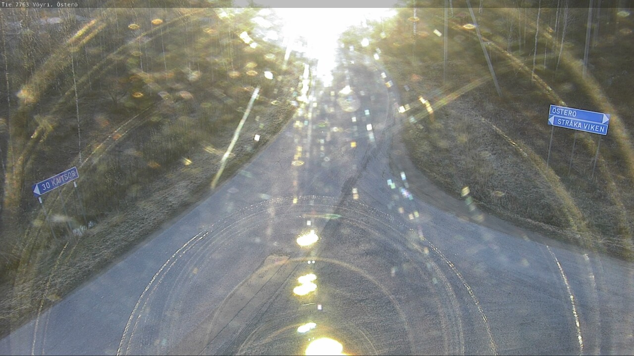 Weather Camera Image Väg 7763 Vöyri, Österö, Vöyri, Pohjanmaa
