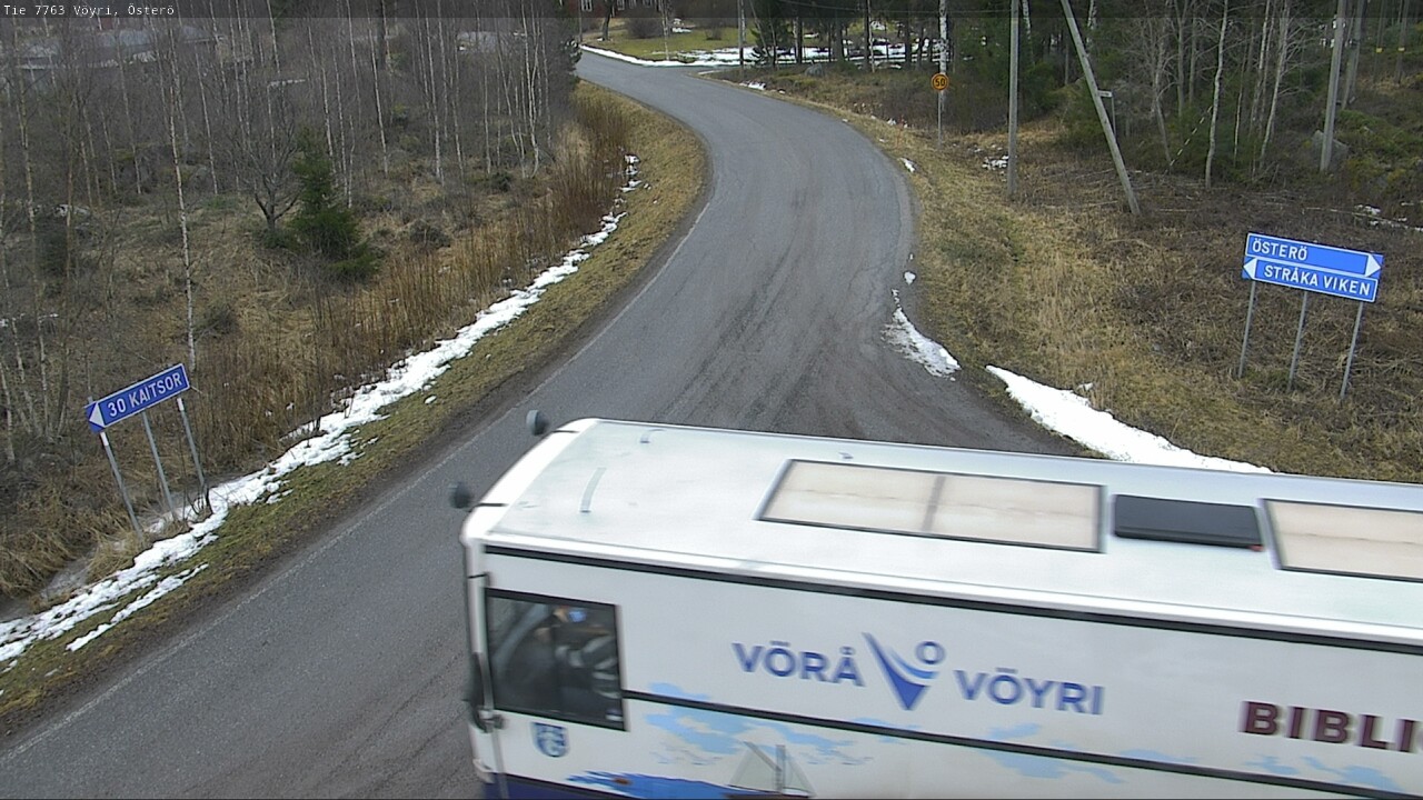 Weather Camera Image Väg 7763 Vöyri, Österö, Vöyri, Pohjanmaa