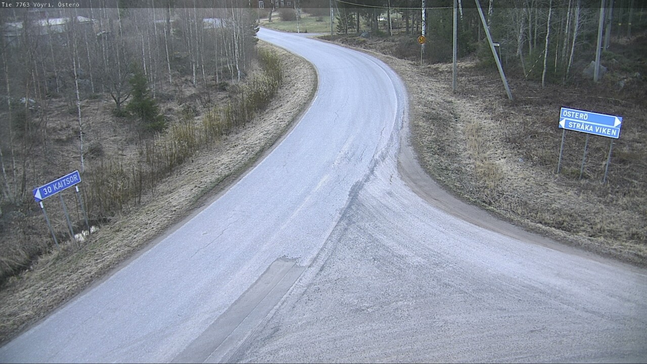 Weather Camera Image Väg 7763 Vöyri, Österö, Vöyri, Pohjanmaa