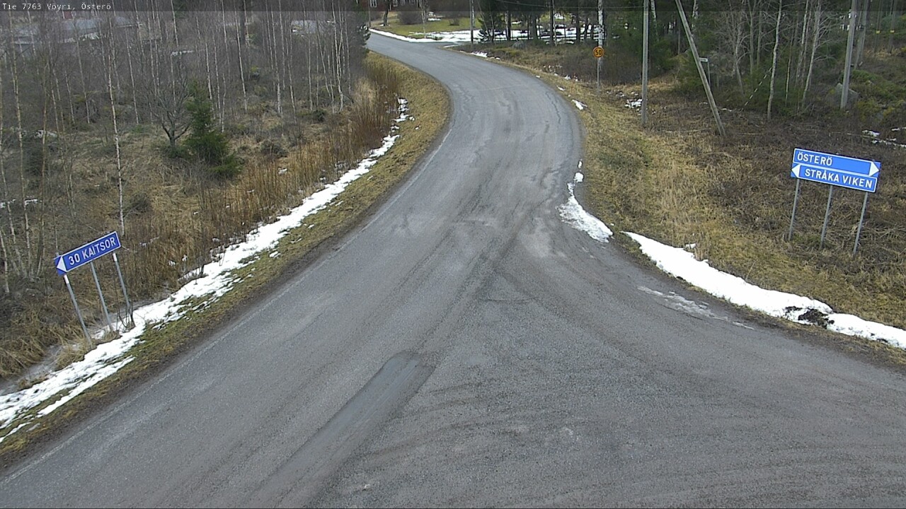 Weather Camera Image Väg 7763 Vöyri, Österö, Vöyri, Pohjanmaa