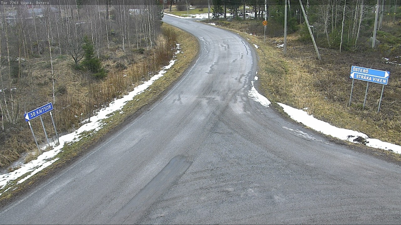 Weather Camera Image Väg 7763 Vöyri, Österö, Vöyri, Pohjanmaa
