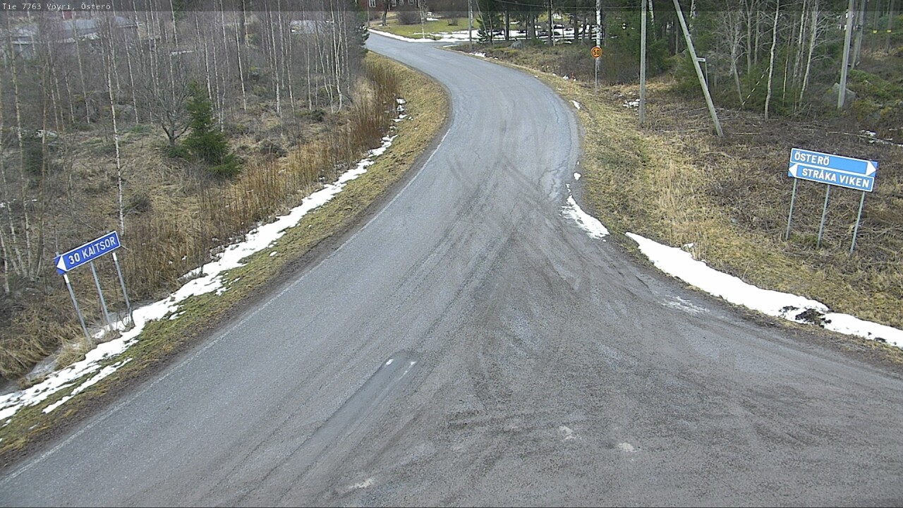 Weather Camera Image Väg 7763 Vöyri, Österö, Vöyri, Pohjanmaa