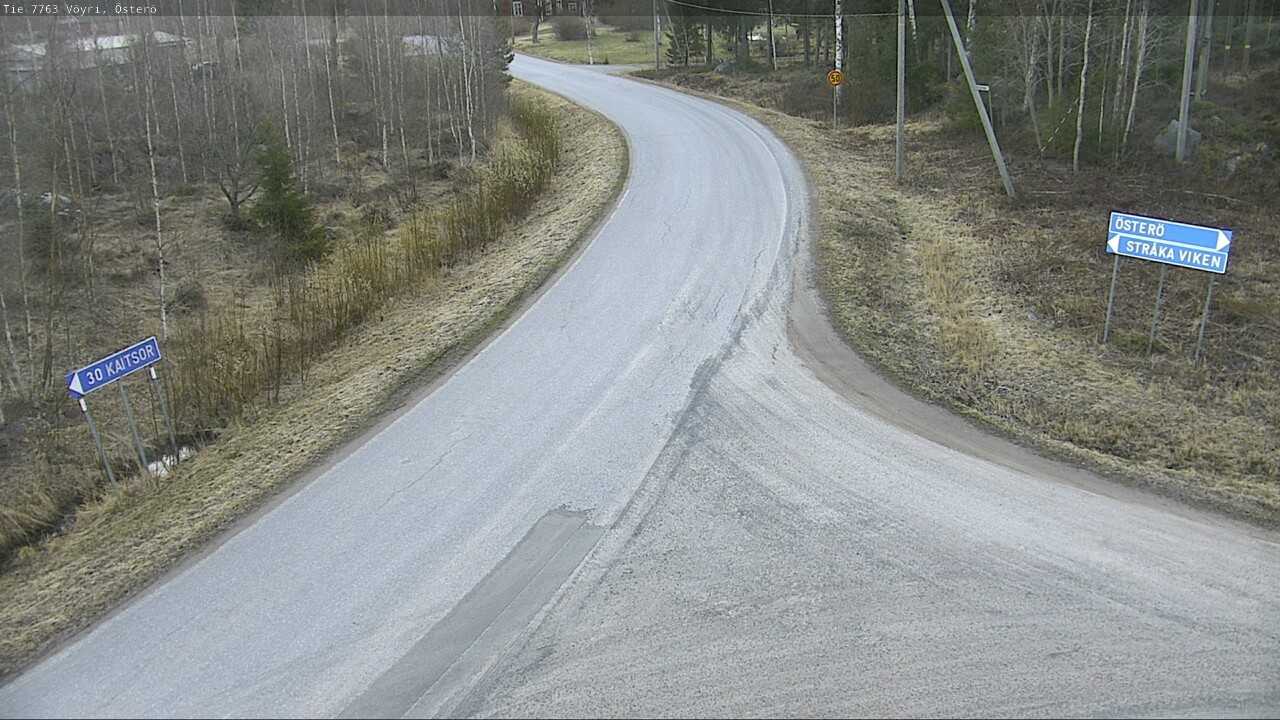 Weather Camera Image Väg 7763 Vöyri, Österö, Vöyri, Pohjanmaa
