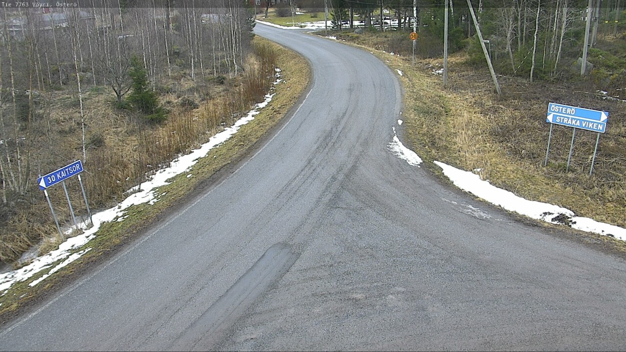 Weather Camera Image Väg 7763 Vöyri, Österö, Vöyri, Pohjanmaa