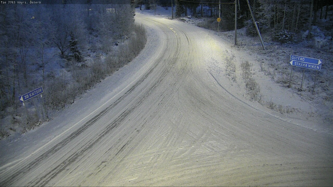 Weather Camera Image Road 7763 Vöyri, Österö, Vöyri, Pohjanmaa