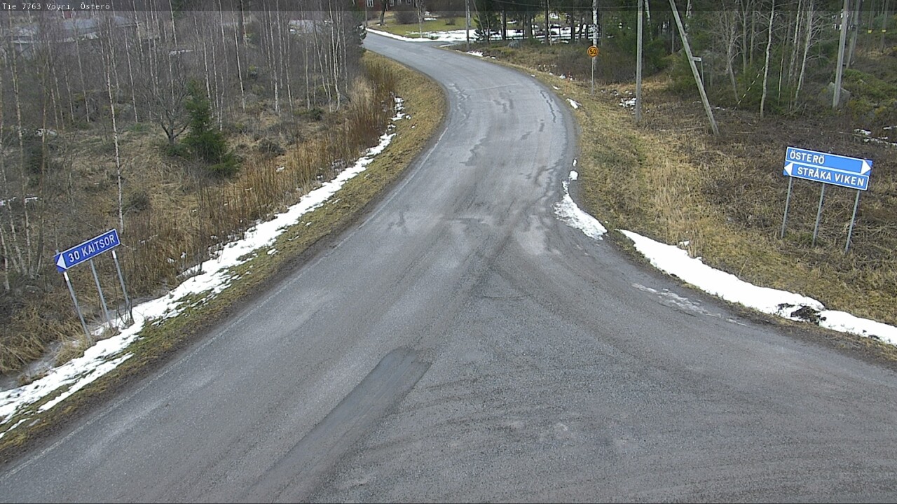 Weather Camera Image Väg 7763 Vöyri, Österö, Vöyri, Pohjanmaa