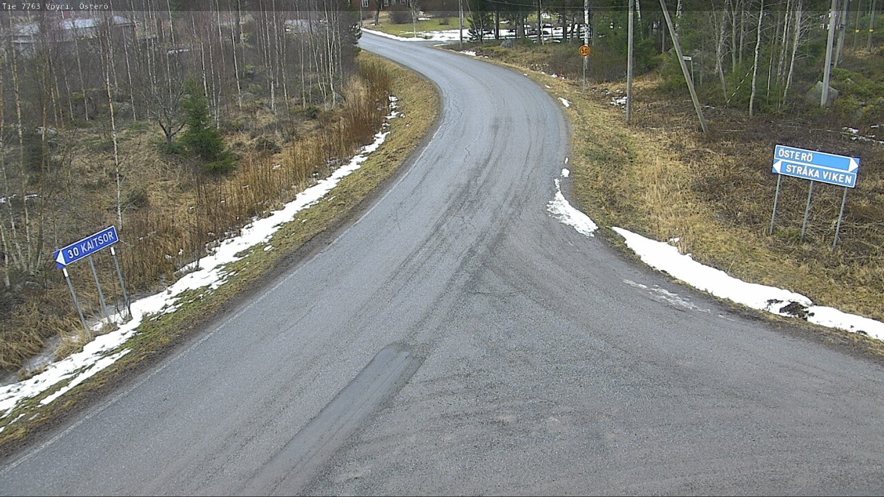 Weather Camera Image Väg 7763 Vöyri, Österö, Vöyri, Pohjanmaa