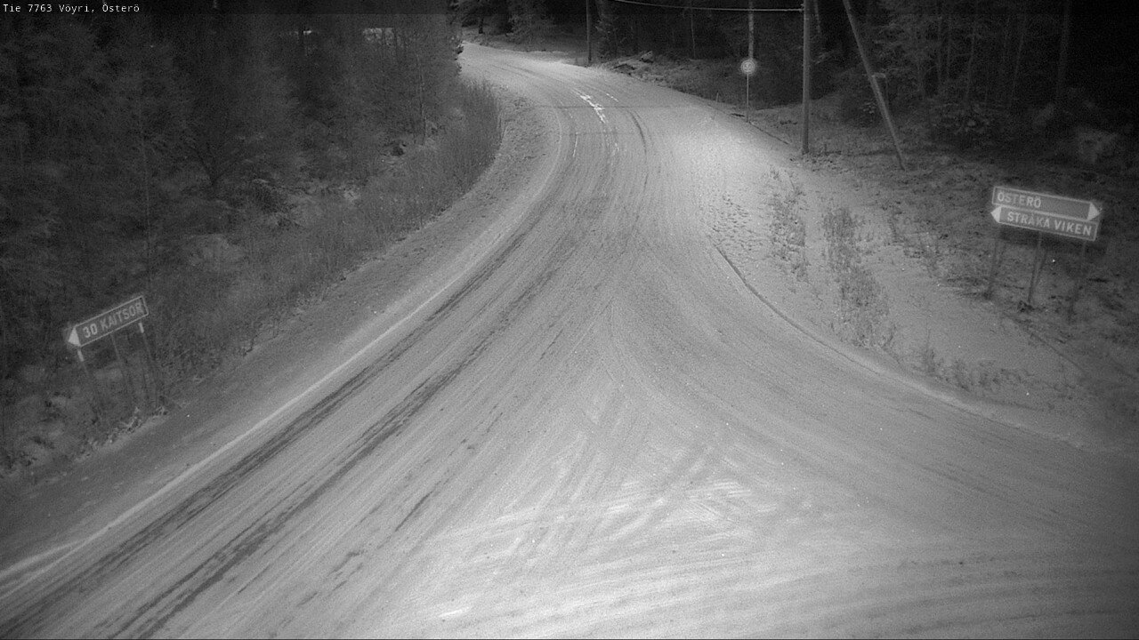 Weather Camera Image Väg 7763 Vöyri, Österö, Vöyri, Pohjanmaa