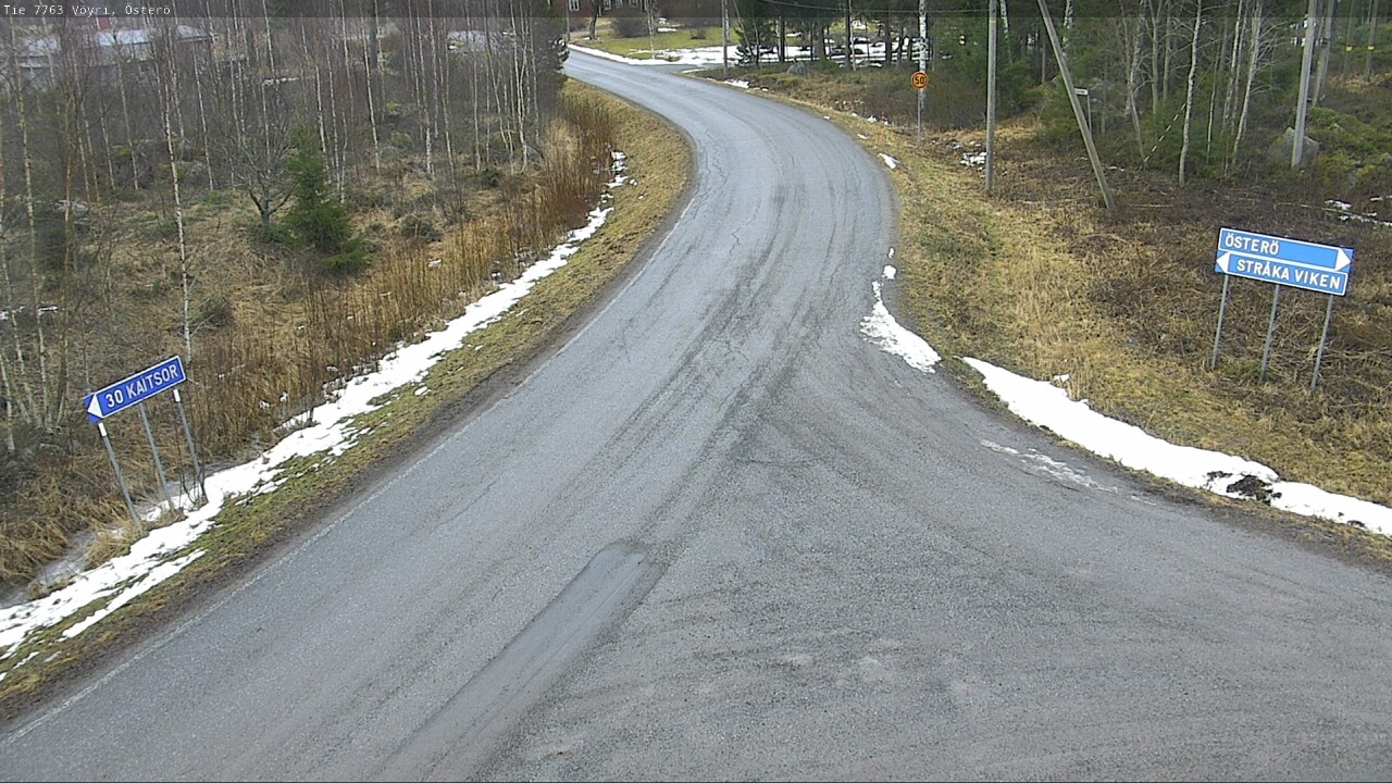 Weather Camera Image Väg 7763 Vöyri, Österö, Vöyri, Pohjanmaa