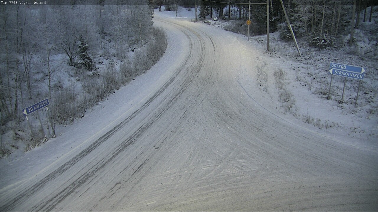 Weather Camera Image Road 7763 Vöyri, Österö, Vöyri, Pohjanmaa