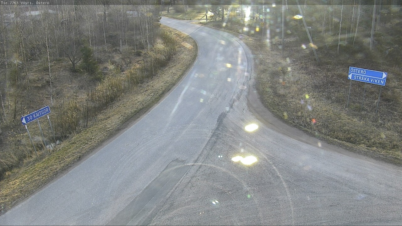 Weather Camera Image Väg 7763 Vöyri, Österö, Vöyri, Pohjanmaa