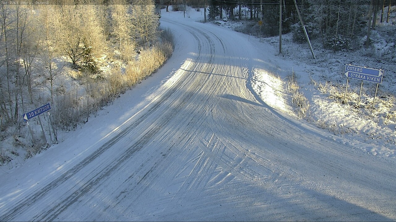 Weather Camera Image Väg 7763 Vöyri, Österö, Vöyri, Pohjanmaa