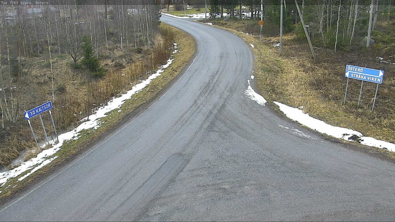 Weather Camera Image Väg 7763 Vöyri, Österö, Vöyri, Pohjanmaa