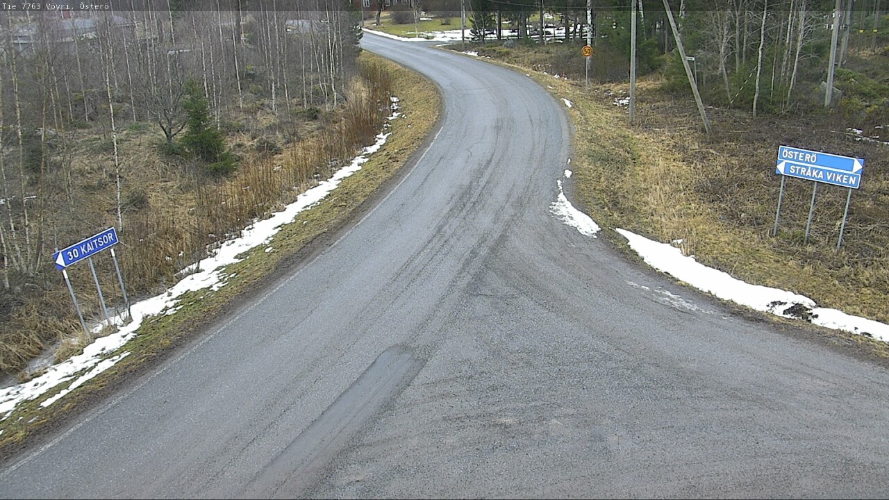 Weather Camera Image Väg 7763 Vöyri, Österö, Vöyri, Pohjanmaa